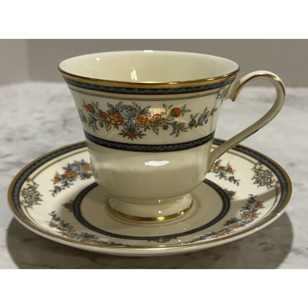 Minton Fine Bone China England Stanwood Cup & Saucer Set